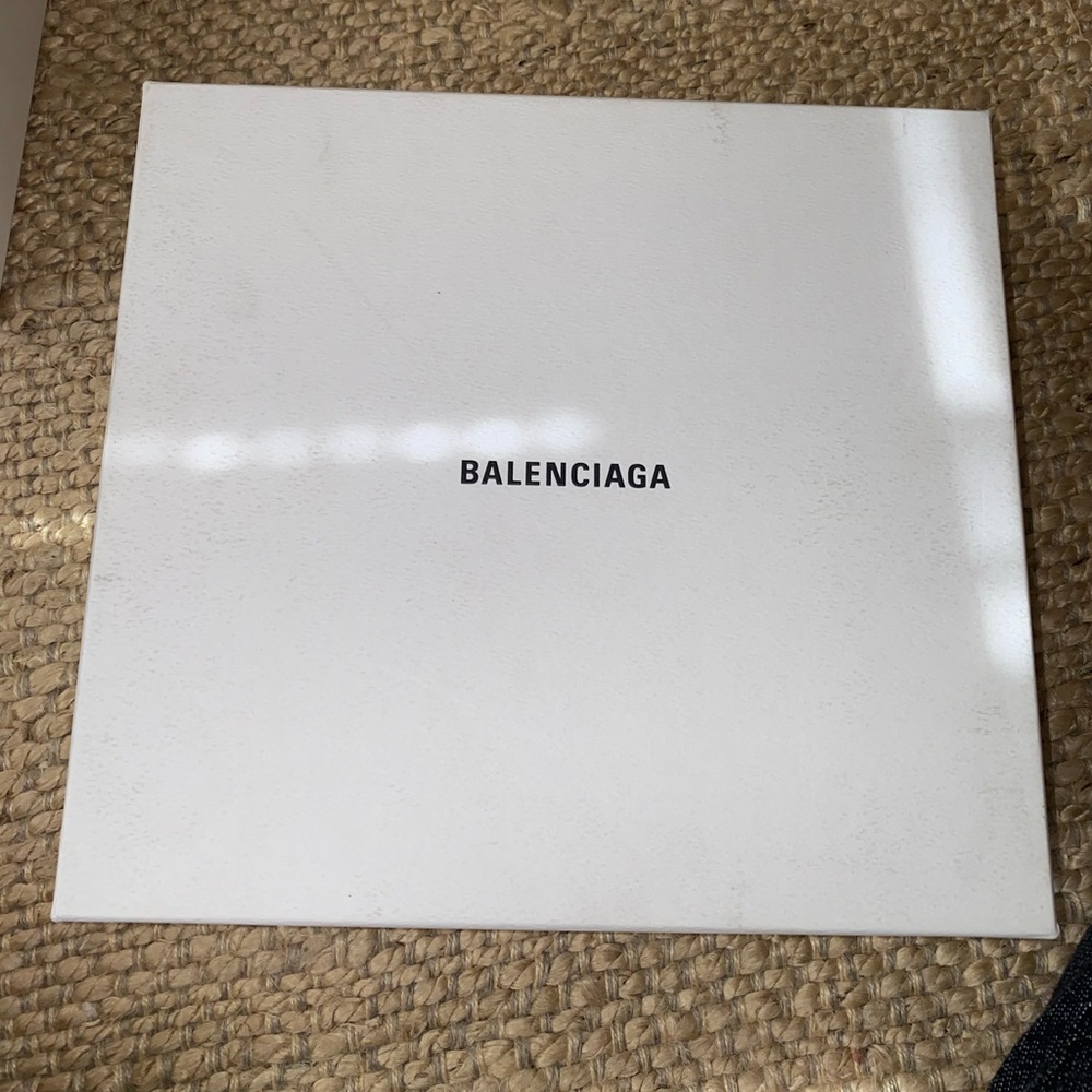 Black Balenciaga heels brand new with box